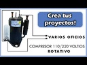Compresor Rotativo Aire Acondicionado 12000BU/h R22 110V EH170M1B-1DZ1 GMCC