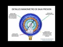 Protector Reloj Manómetro 2,5″ Baja Azul APMG-GBB Appli Parts