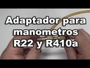 Adaptador R410A Hembra x Macho 5/16″ x 1/4″