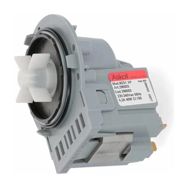 Bomba Motor Lavadora 40W 220V 3 Tornillos 296003 Askoll