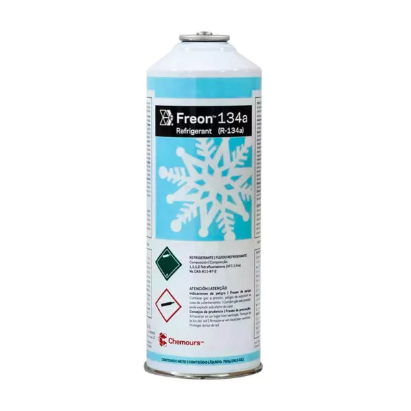 Bombona Gas Refrigerante HFC R134a 750g DuPont Chemours