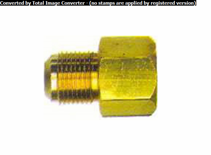 CONECTOR 3/8" FLARE  X 3/8"  NPT