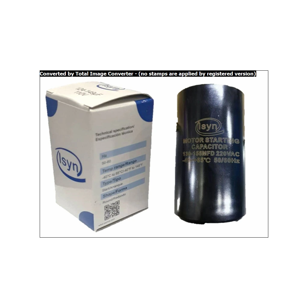 [CO1912] CAPACITOR ARRANQUE 124 - 149UF / 110V