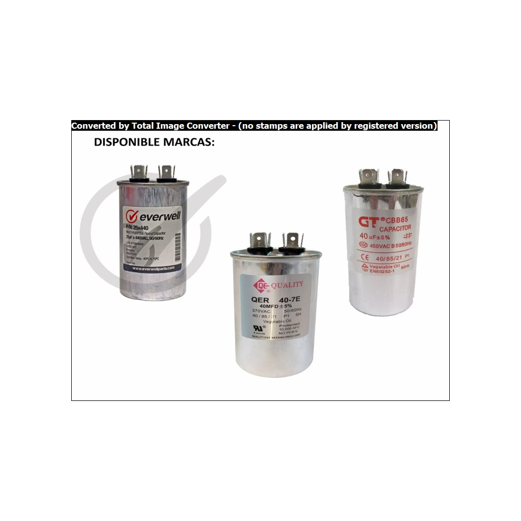 [CO5158] CAPACITOR MARCHA 50UF / 370 - 440V