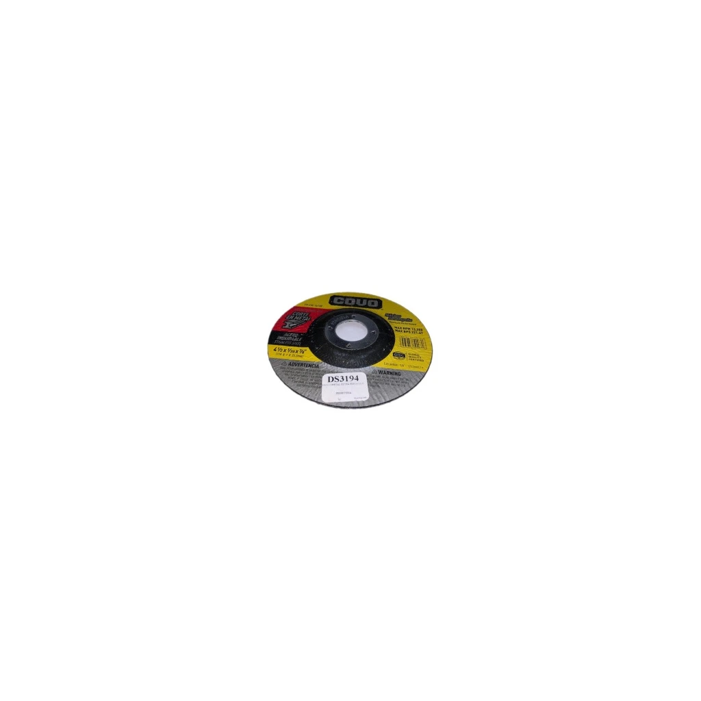 [DS3194] DISCO ESMERIL CORTE 4" X 1/2" X 1/20"