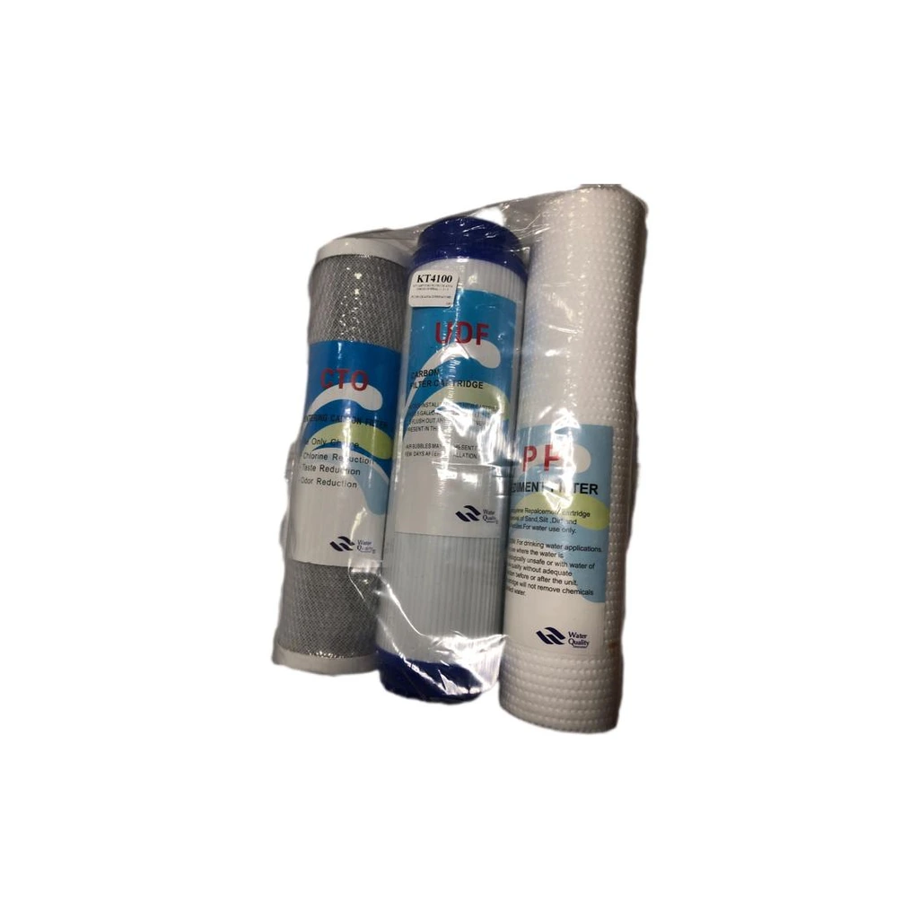 [KT4100] KIT CARTUCHO FILTRO DE AGUA OSMOSIS INVERSAL 1-2-3