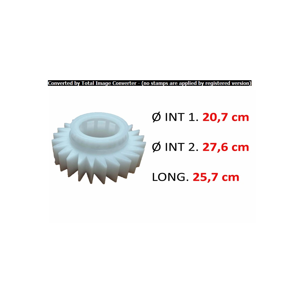 [PO4001] PIÑON TRANSMISION METALICA CON PUENTE LARGO