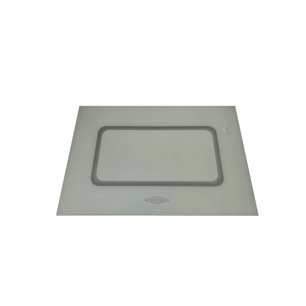 [VI2500] VIDRIO PUERTA HORNO HACEB 07 PLANO L76 BLANCO