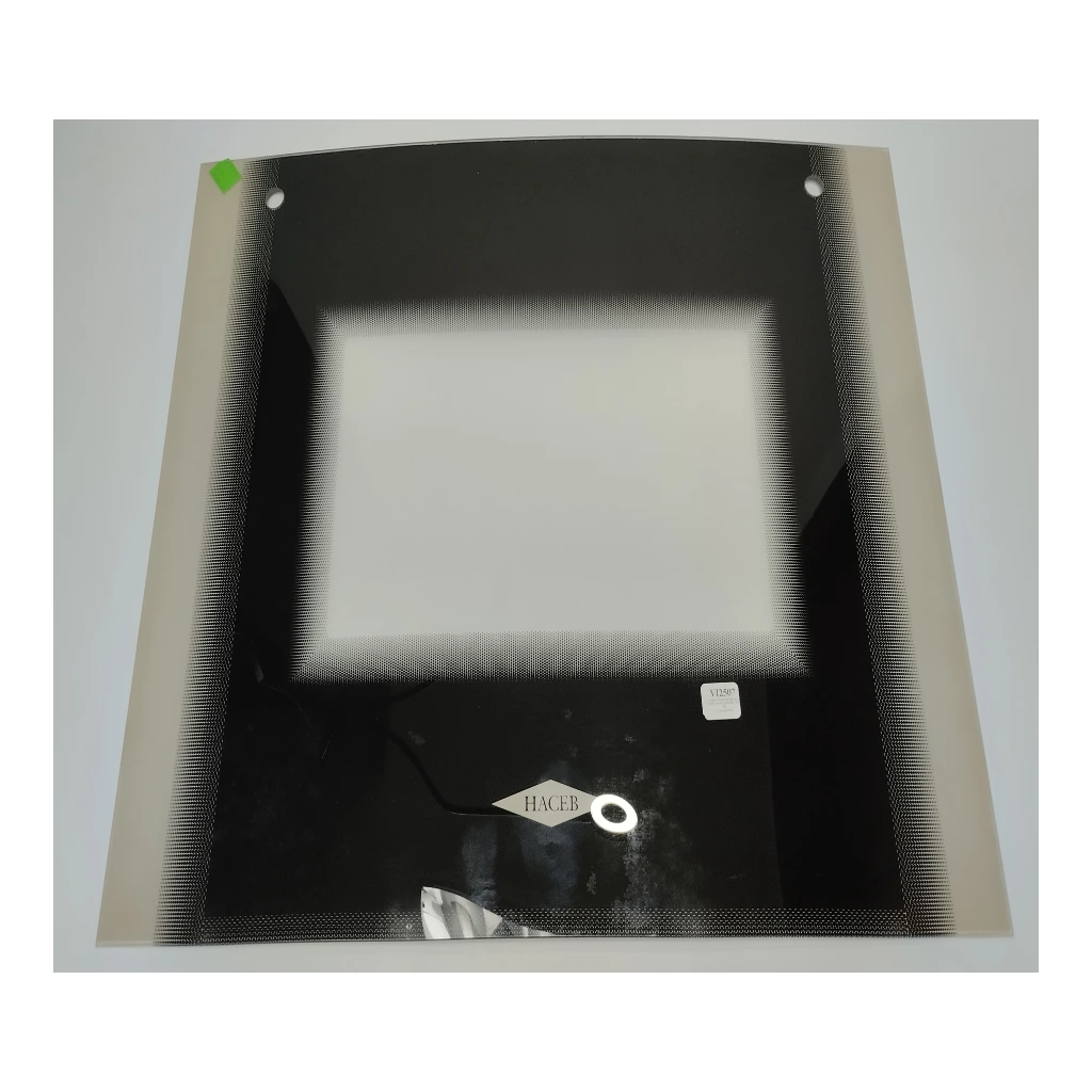 [VI2507] VIDRIO PUERTA HORNO HACEB G604 CURVO 465-46