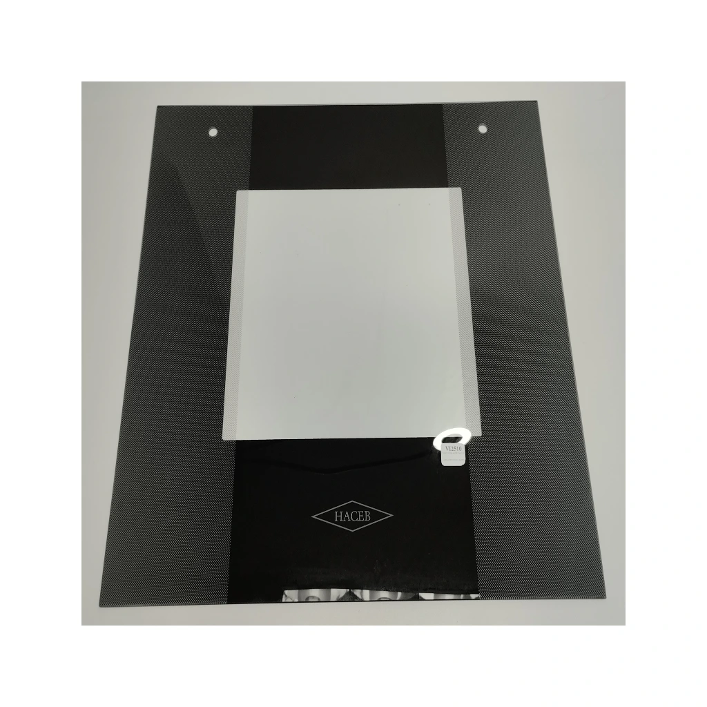 [VI2510] VIDRIO PUERTA HORNO HACEB PLANO L50 BEIGE - GRIS