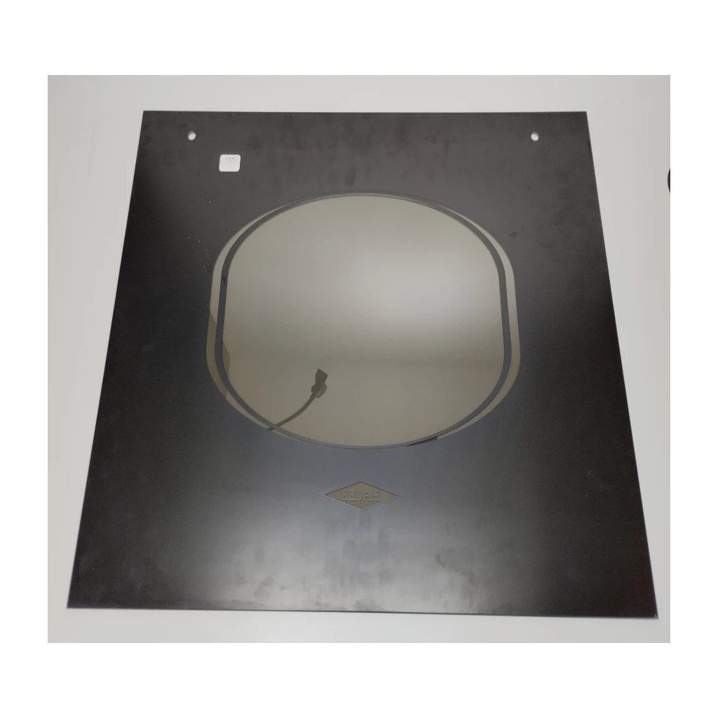 [VI2512] VIDRIO PUERTA HORNO HACEB PLANO L60 NEGRO ESPEJO