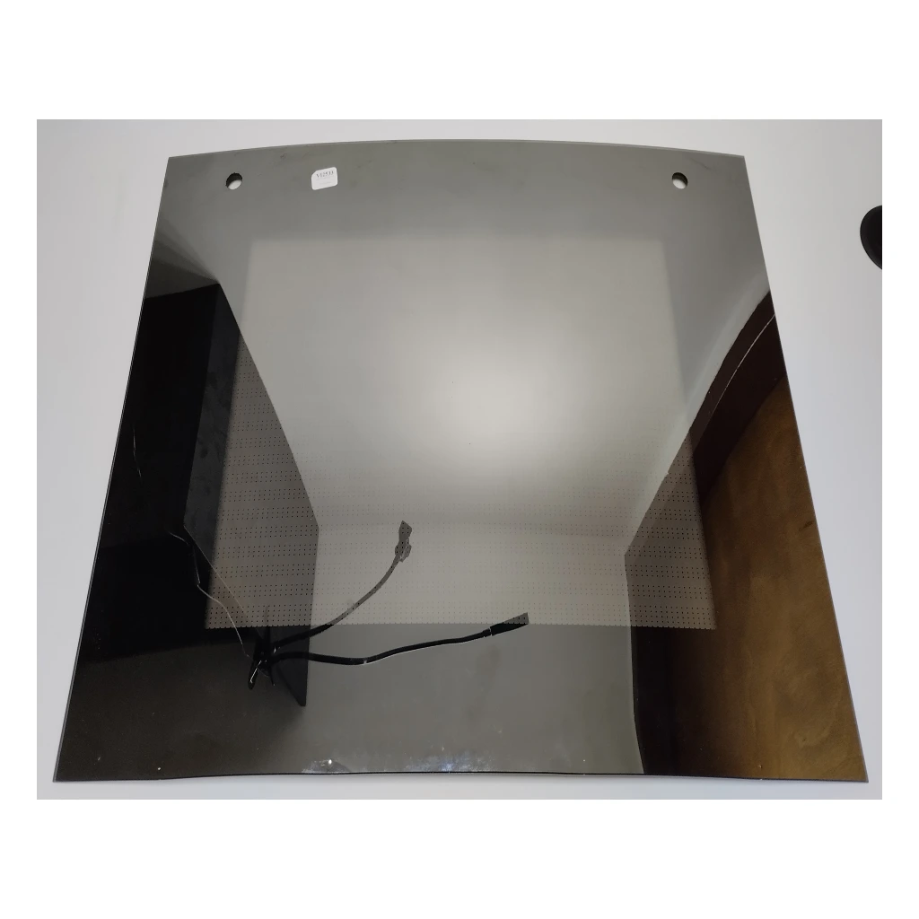 [VI2533] VIDRIO PUERTA HORNO HACEB CURVO L60 ESPEJO