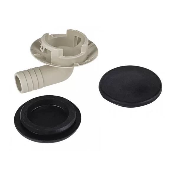 Codo Desagüe Split Ø32mm con Tapones y Sello