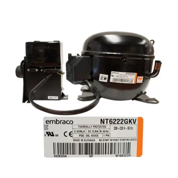 Compresor 1HP R404A 220V Media NT6222GKV Embraco