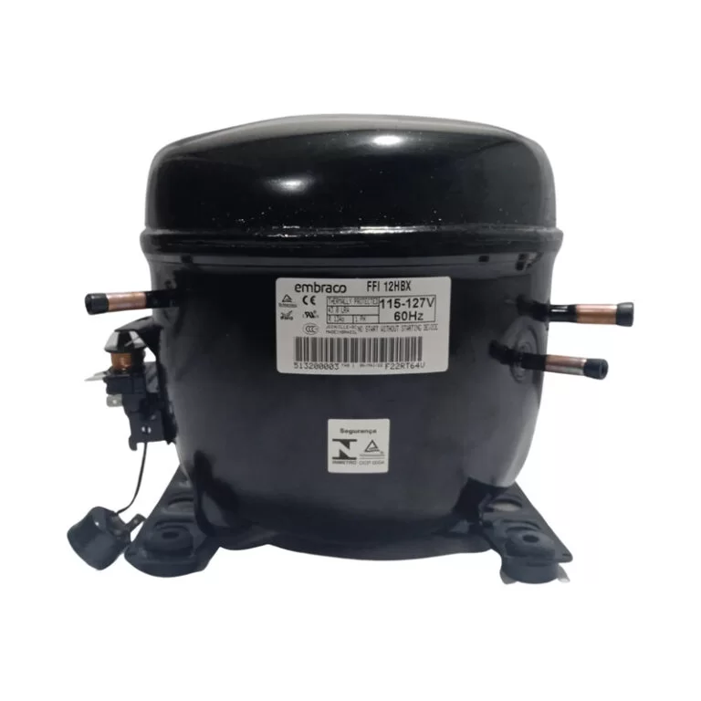 Compresor Nevera 1/3HP R134a 110V Alta Media Baja FFI12HBX Embraco