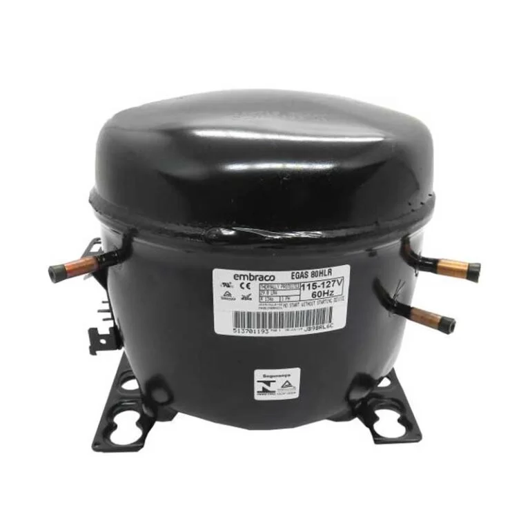 Compresor Nevera 1/4HP R134a 110V Baja EGAS80HLR 70201133 Electrolux Frigidaire Embraco