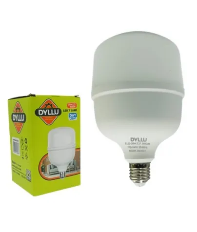 [FBA0033] BOMBILLO AHORRADOR LED, T LAMP 28 W.6000k, E-27 (110-240V). DYLLU