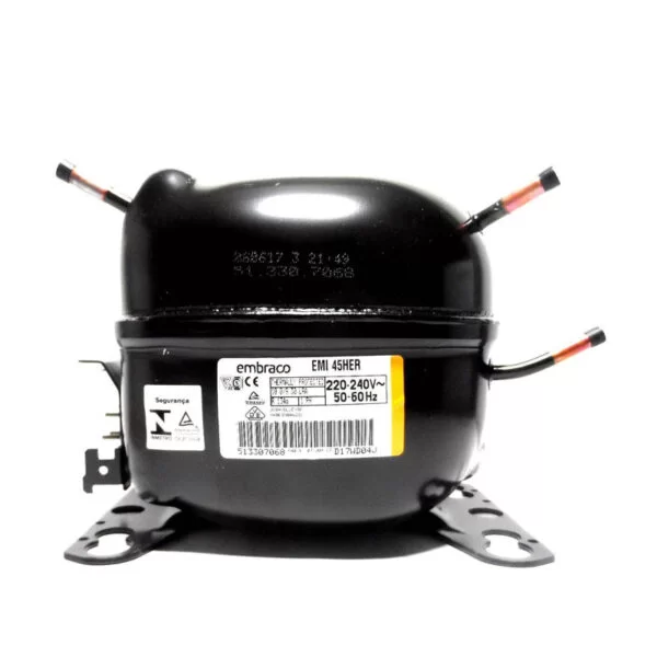 Compresor Nevera 1/8HP R134a 110V Baja EMI45HER Embraco