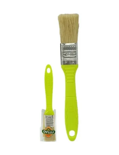 [FBM0046] BROCHA M/ PLASTICO 1". DYLLU (CERDA RUBIA) (UND)