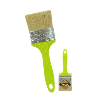 [FBM0047] BROCHA M/ PLASTICO 2.5". DYLLU (CERDA RUBIA)