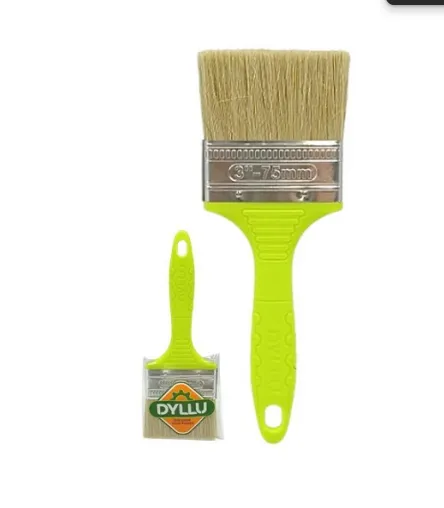 [FBM0048] BROCHA M/ PLASTICO 3". DYLLU (CERDA RUBIA)