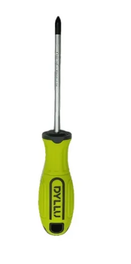 [FDD0088] DESTORNILLADOR DE ESTRIA 4" (100mm), PUNTA MAGNETICA, MANGO ERGONOMICO, CR-V. DYLLU