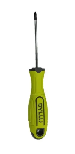 [FDD0089] DESTORNILLADOR DE ESTRIA 3" (75mm), PUNTA MAGNETICA, MANGO ERGONOMICO, CR-V. DYLLU