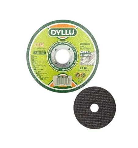 [FDD0097] DISCO DE CORTE 4 1/2" FINO (115x1.6x22.2mm). DYLLU