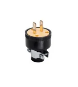 [FED0108] ENCHUFE DE GOMA 2 POLOS, 15 Amp. 125 V. FERCO