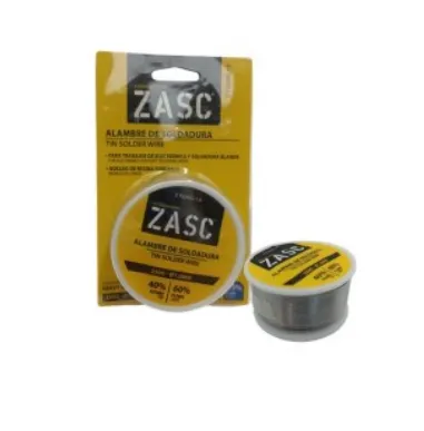 [FEE0116] ESTAÑO EN ROLLO 1.0 MM 250grs.40/60. ZASC (BLISTER)
