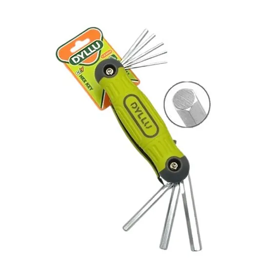 [FJD0139] JUEGO DE LLAVES ALLEN 8 PZS (1.5-8 mm). CR-V. DYLLU