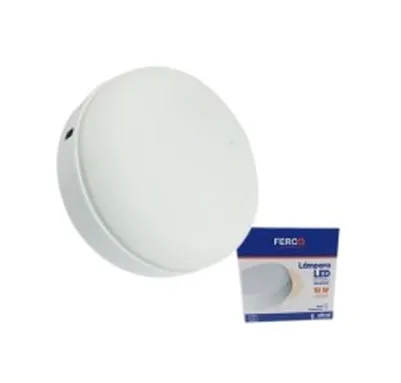 [FLC0141] LAMPARA CIRCULAR SUPERFICIAL LED 18W SIN BORDE, 85-265V, 6000K, IP20. FERCO