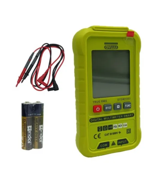 [FMD0176] MULTIMETRO DIGITAL INTELIGENTE SMART 600V AC-DC, CAT III. DYLLU