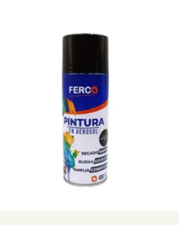 [FPS0179] PINTURA SPRAY NEGRO BRILLANTE 400ml. FERCO