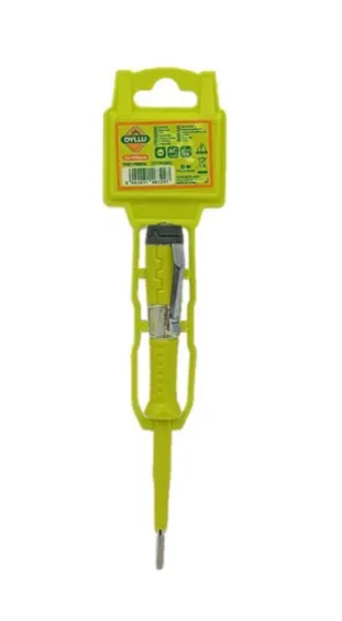 [FPD0184] PROBADOR DE CORRIENTE TIPO DESARMADOR 100-500 V (3 X140 mm). DYLLU