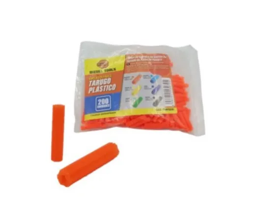 [FRP0186] RAMPLUG PLASTICO 3/16" X1" NARANJA (200PZS APROX). DIESEL TOOLS