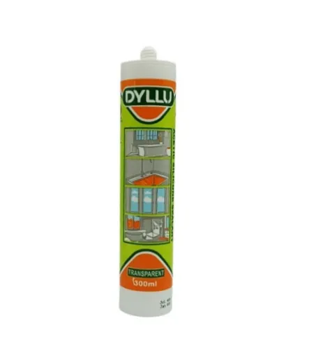 [FST0204] SILICON TRANSPARENTE 300 ML. USO GENERAL. DYLLU