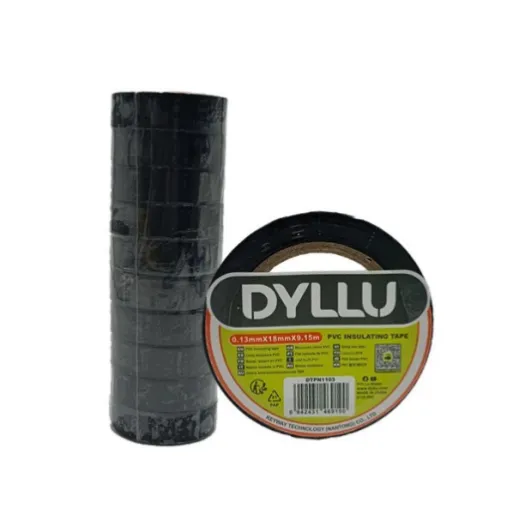 [FTD0213] TEIPE NEGRO 18 mm x 9.15 mts. DYLLU*