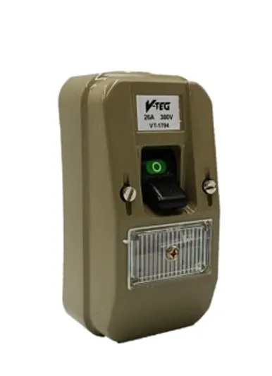 [FIB0130] INTERRUPTOR BIPOLAR TIPO 602, 380V/26A. V-TEG