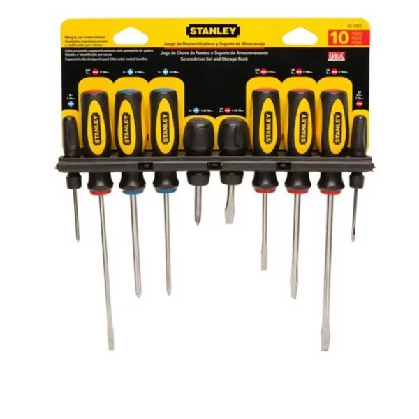 Juego Destornillador 600100S 10pzas Stanley