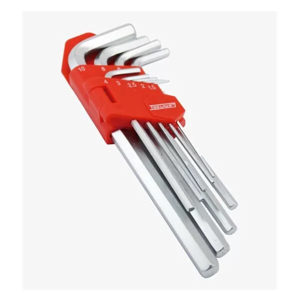 Juego Llaves Allen L Hexagonales 9pzas