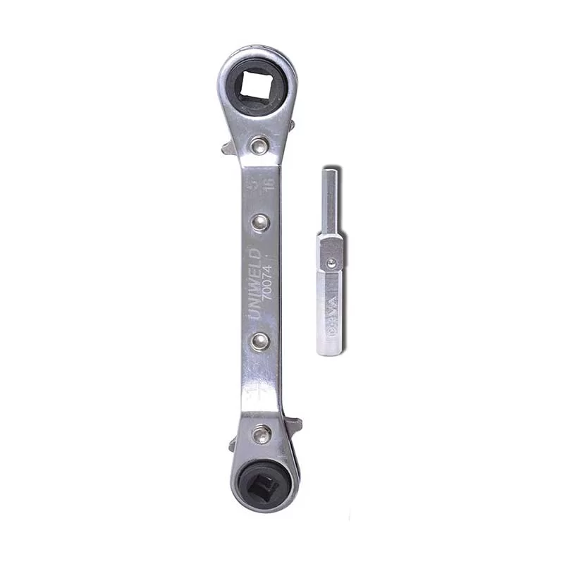 Llave Ratchet 4 Medidas 70074 UNIWELD