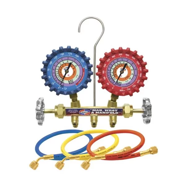 Manómetro Analógico R22 R410A R404A QS4L3H-5 UNIWELD