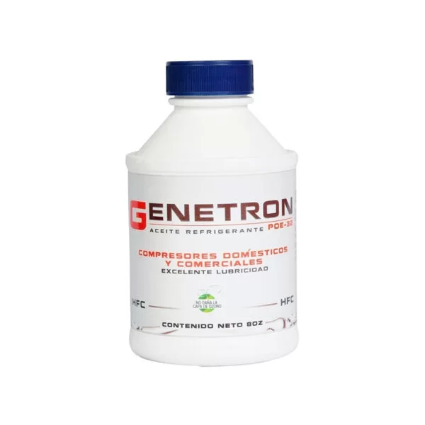 Aceite Refrigerante POE-32 8oz 237ml GENETRON
