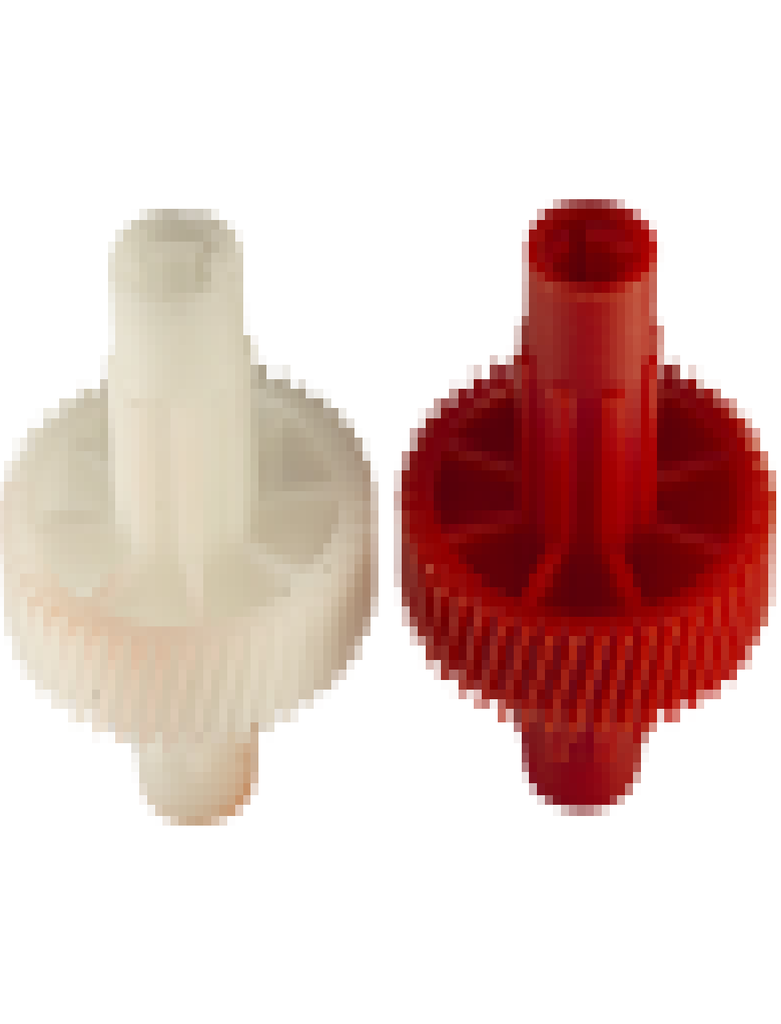 [PO4346] PIÑON BATIDORA OSTER BLANCO -ROJO PAR