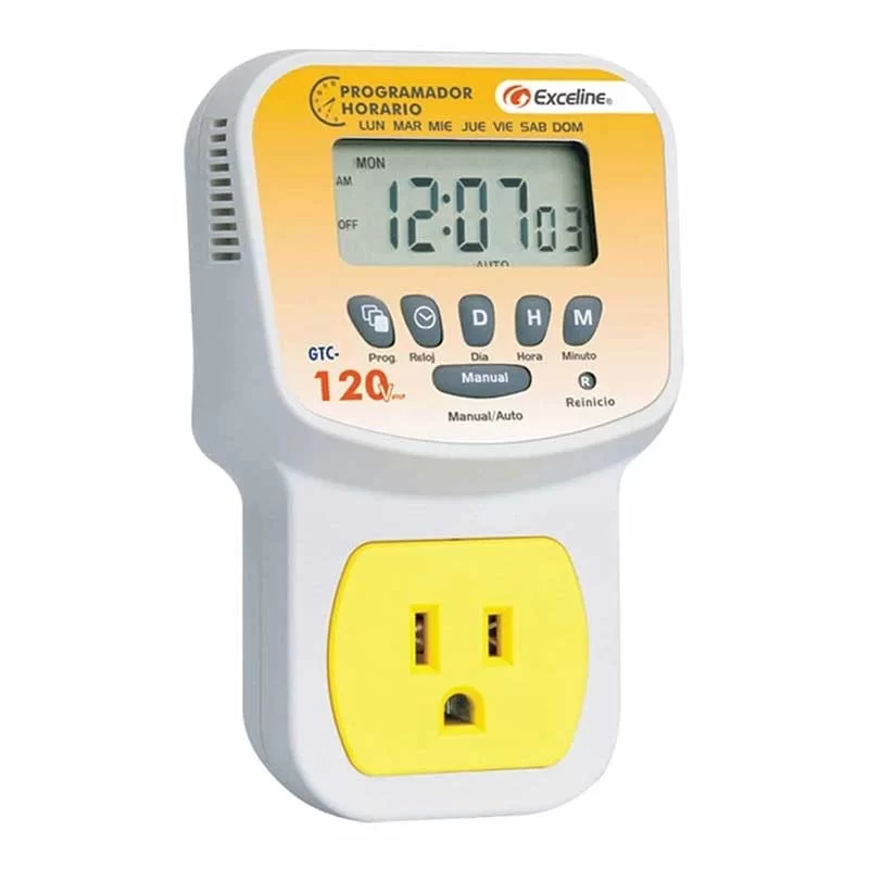 Programador Horario 120V GTC-E120 Exceline