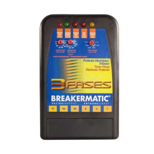 Protector Electrónico Trifásico 220V PTE208-AOO BREAKERMATIC