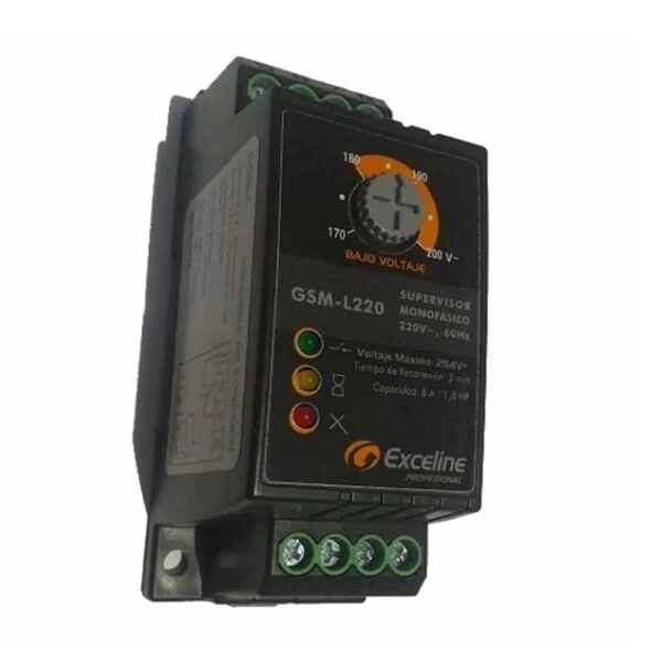 Protector Monofásico 220V GSM-L220 Exceline