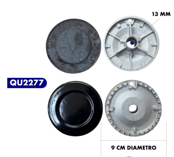 QUEMADOR DE COCINA GRANDE DE TOPE(9 CM)