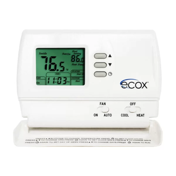Termostato Digital 24V 2 Etapas TEDIBP52MV1 ECOX